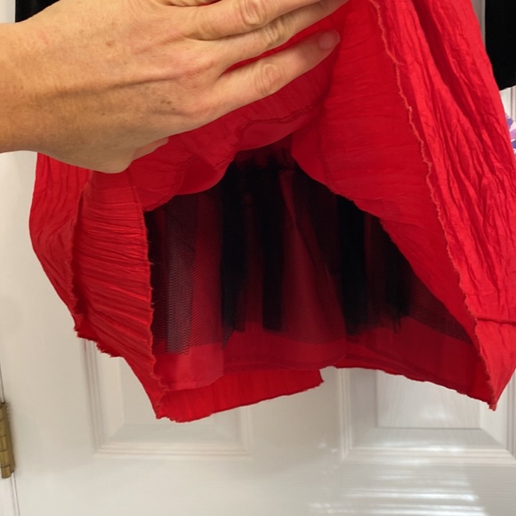 Girls Red and Black Christmas / Holiday Dress size 6 - Picture 8 of 8